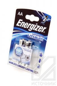 Батарейки AA - пальчиковые Energizer Lithium