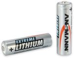 Батарейки AA - пальчиковые AA 1.5V Литиевые морозостойкие батарейки ANSMANN FR6 EXTREME LITHIUM 4 штуки на блистере (1)