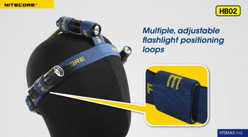 Наголовное крепление Nitecore Headband HB02 для фонарей  ― Фонари  для профессионалов